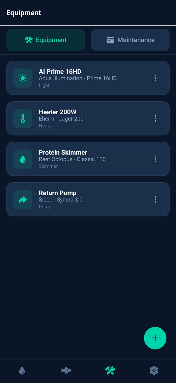 The equipment log: an AI Prime light, Eheim heater, Reef Octopus skimmer and Sicce return pump